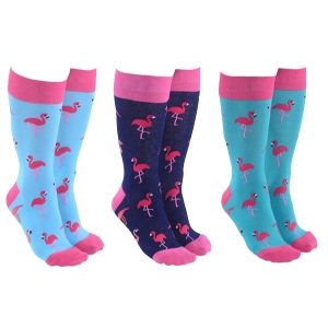 Sock Society Pink Flamingo Pack of 3