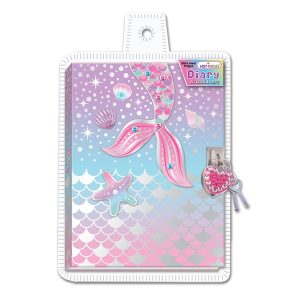 Hot Focus Diary with Lock & Key Mermaid Vibes