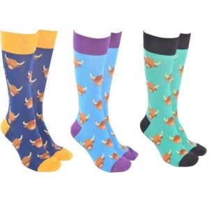 Sock Society Highland Cow Pack of 3