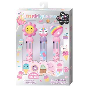 Hot Focus Creativity Multicolor Glow in the Dark Stationery Set