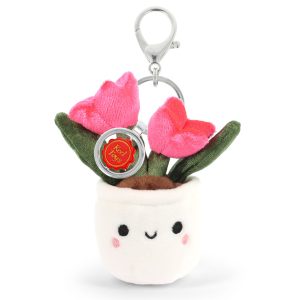Keeleco Plush Bag Charm Tulip 12cm