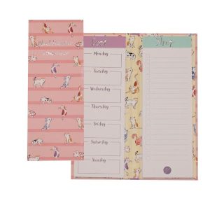Weekly Meal Planner Crazy Cats