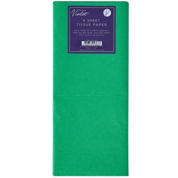 Tissue Paper 6 Sheet Light Green