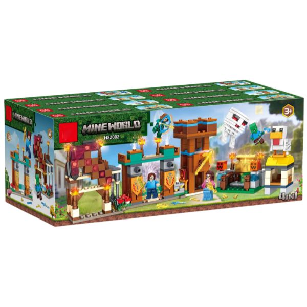 Building Blocks World Set CDU 4 Assorted 8 Pieces - Image 2