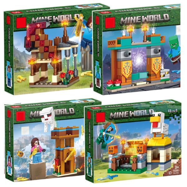 Building Blocks World Set CDU 4 Assorted 8 Pieces - Image 3