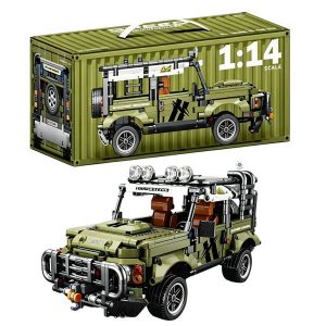 Building Blocks Pull-Back Car Green 768 PC