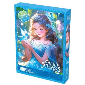 Glitter Princess Puzzle 100PCS