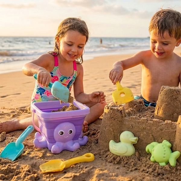 Beach Bucket Set - Octopus - Image 2