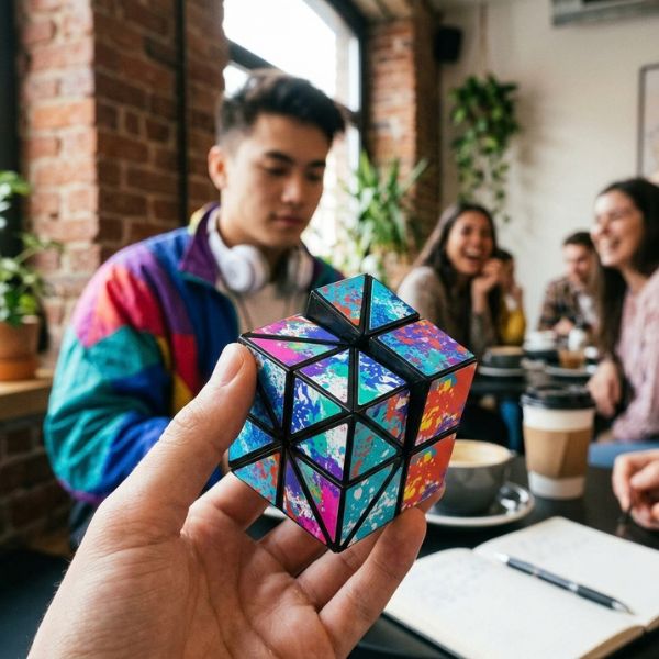 Magic Cube Splatter Paint CDU 6PC - Image 2