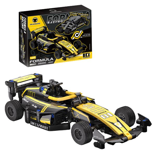 Formula Racing Building Blocks Yellow