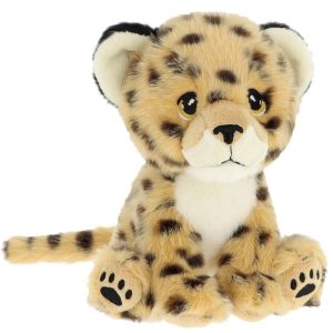 Keeleco 14cm Sitting Cheetah Sustainable Plush Toy