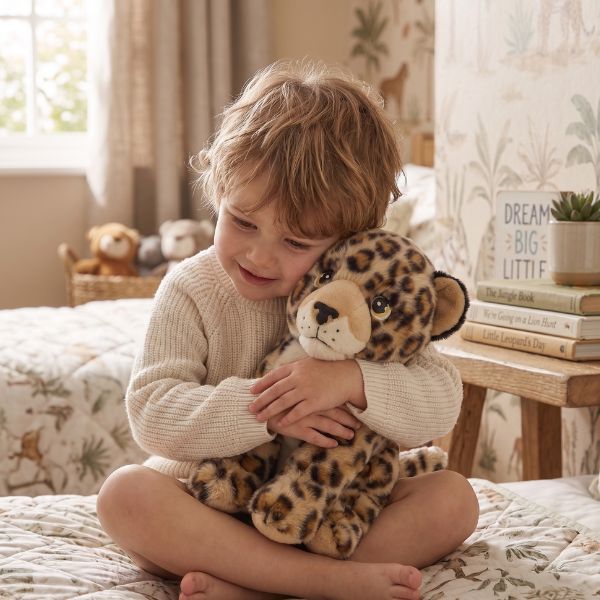 Keel Toys Leopard Alpha 18cm The Big Five Plush - Image 2