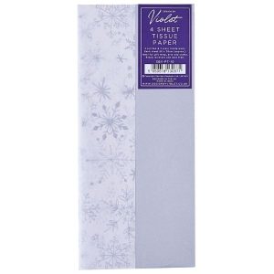 Tissue Paper 4 Sheet – Silver Snowflake