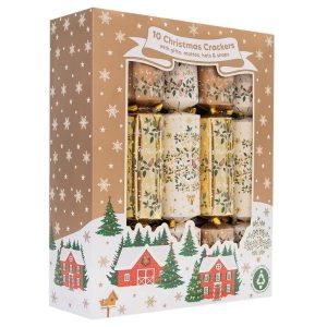 Christmas Crackers 10 Gold Foilage