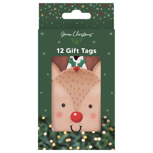 Gift Tags 12 Rudolph - Image 2